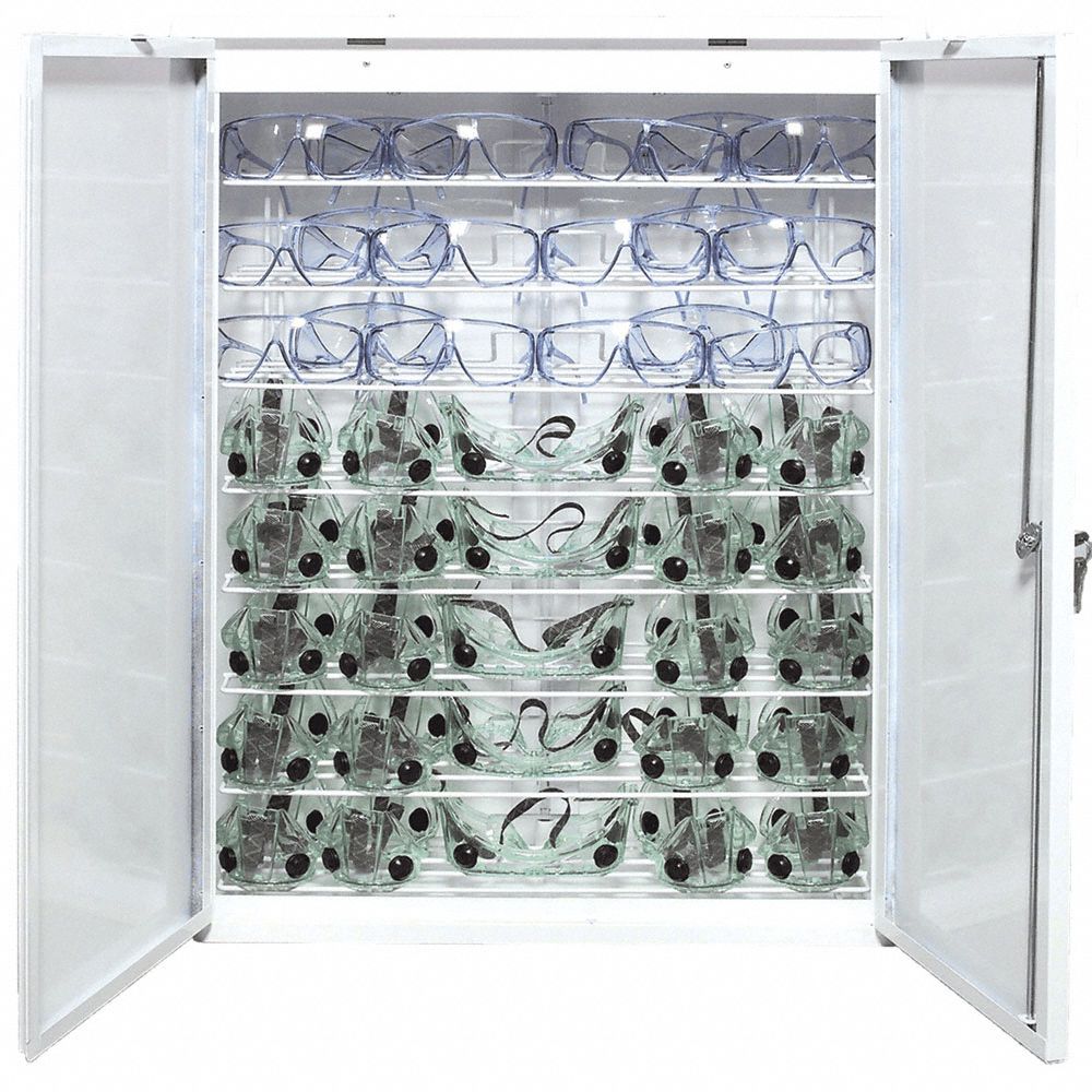 UV Sanitizing Cabinets for Glasses, Goggles & Face Shields