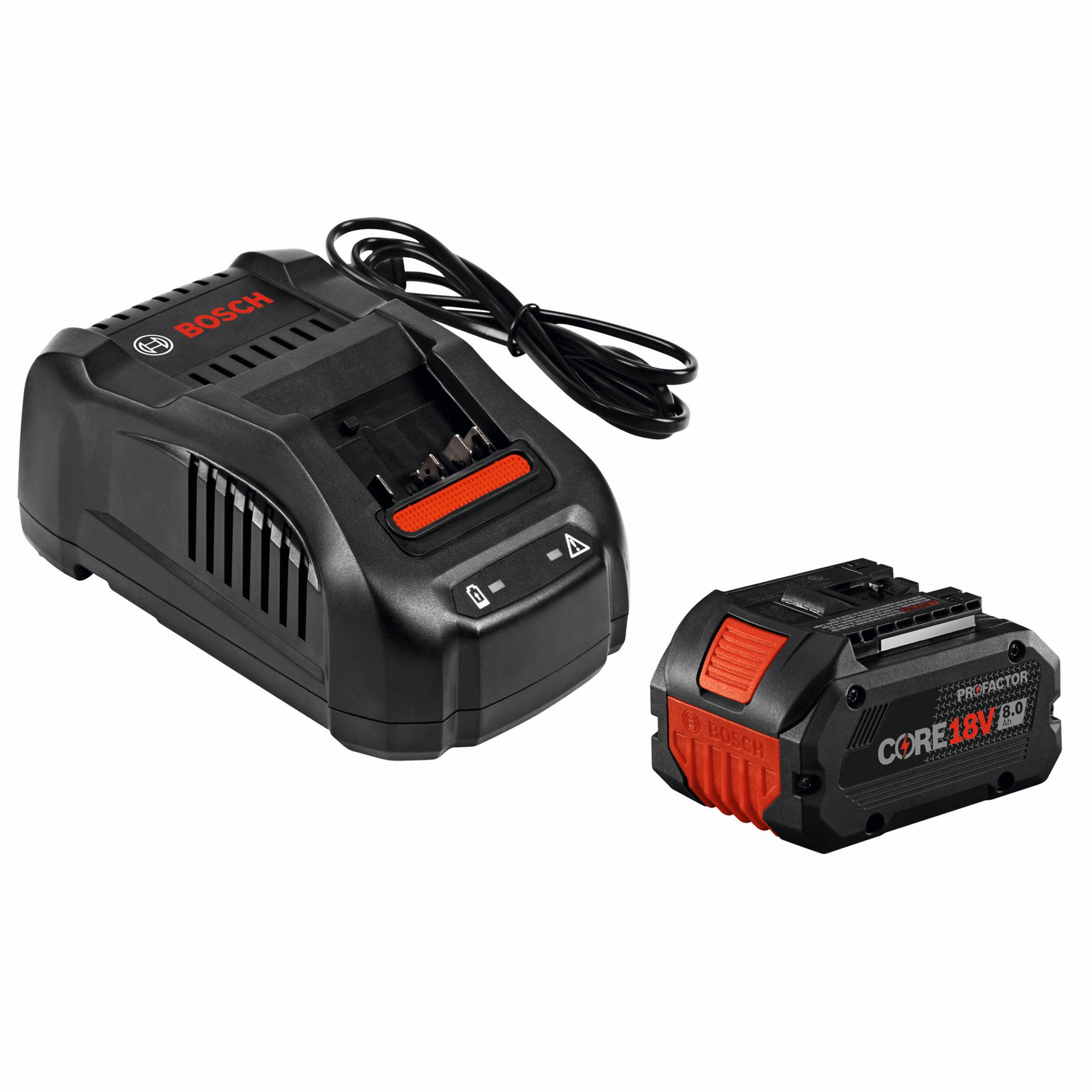 Battery and Charger Kit: CORE18V®, 8 Ah, Battery Included, Charger Included, 18V DC