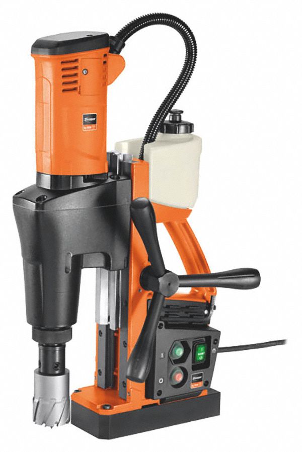 Drill Press: 260 RPM – 520 RPM, Electric Magnet, 10 1/4 in Drill Travel, 120V AC