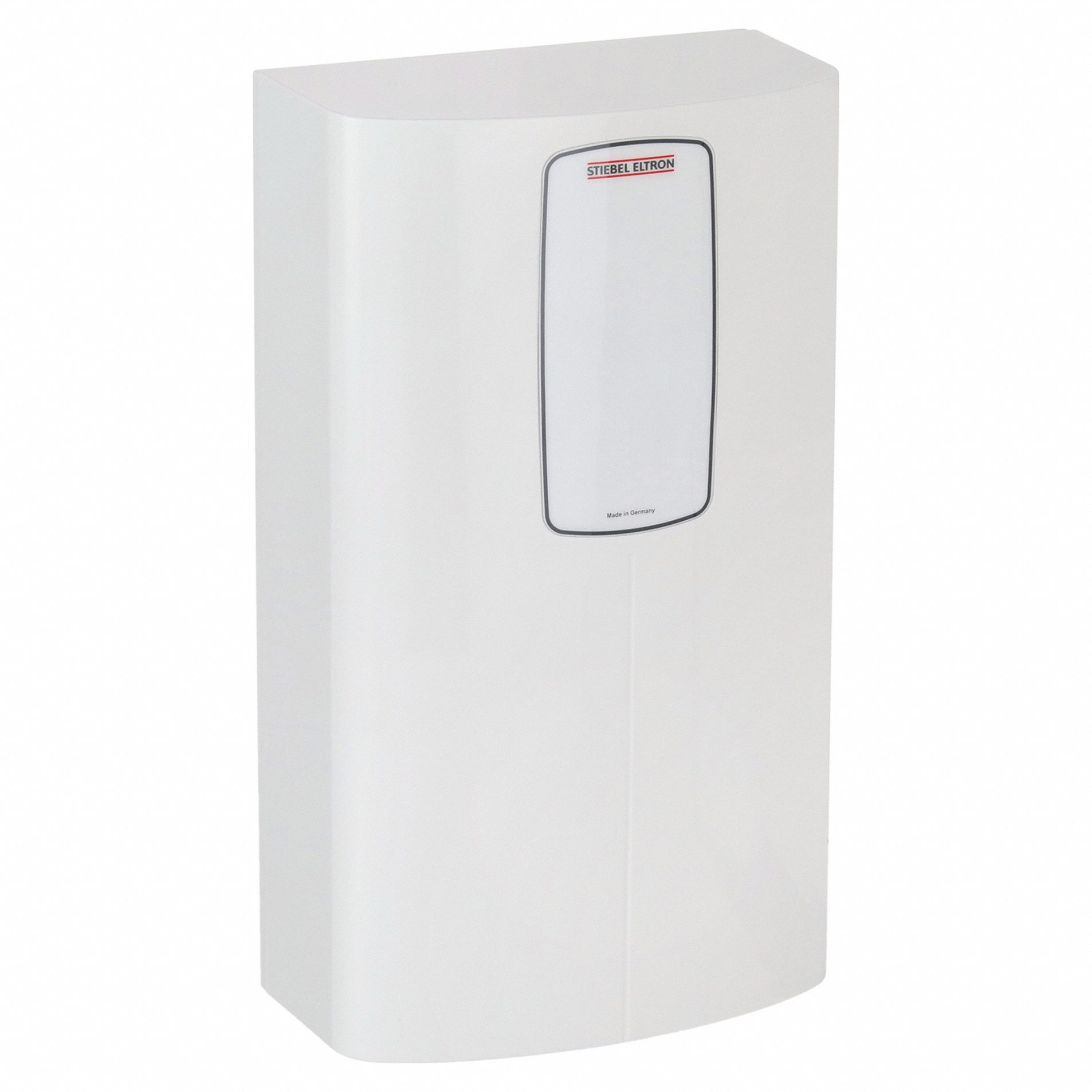 Electric Tankless Water Heater: Indoor, 4, 500 W, 0.43 gpm Min. Flow Activation