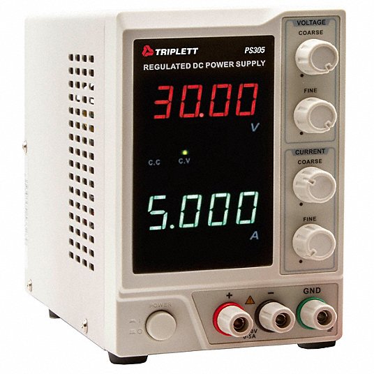 Untouched legal Multiplication TRIPLETT DC Power Supply: 0 to 30V, 0 to 5 A, 110 to 220V AC, Less Than or  Equal 2mVrms, Digital - 61KM69|PS305 - Grainger