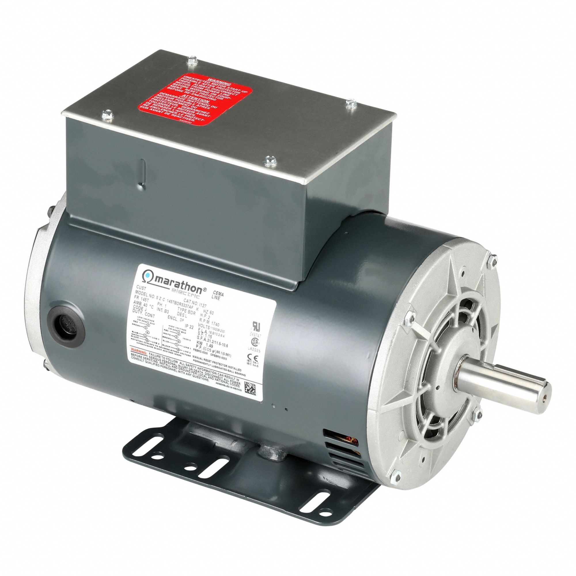 Motor: Open Dripproof,