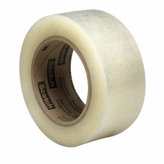 Scotch Box Sealing Tape, 48 mm x 100 m, 3 Core, Clear, 36/Carton 