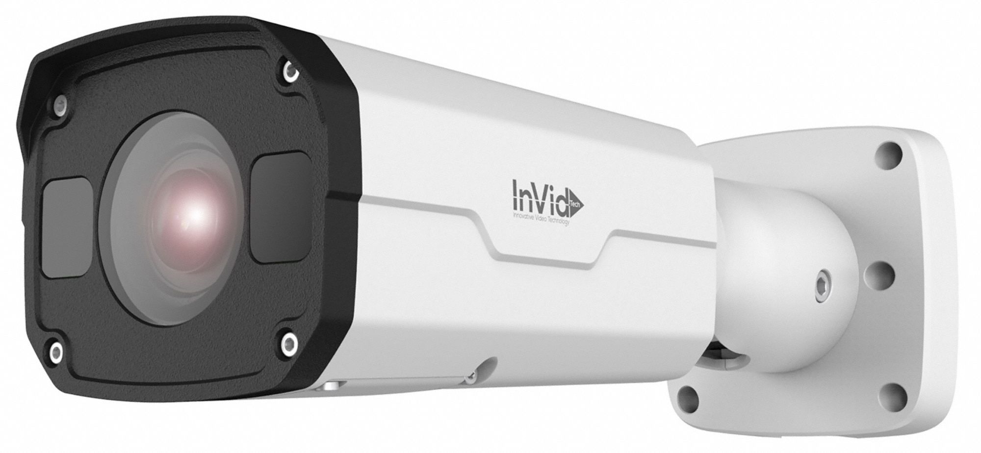 INVID TECH IP Camera 4 MP, Color, Bullet, Motorized Varifocal, 12V DC