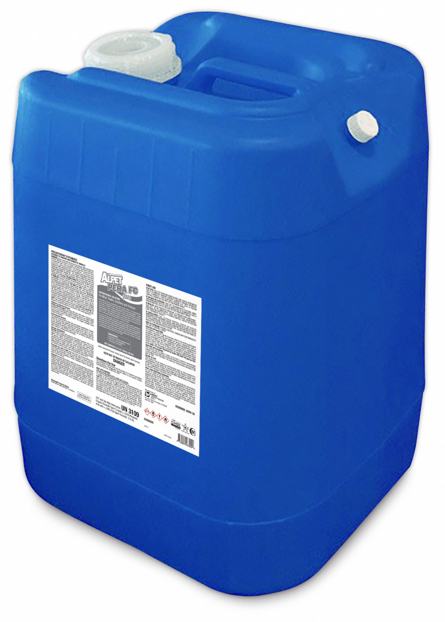 Foodservice Surface Sanitizer: Jug, Concentrated, Liquid, Hydrogen Peroxide, Vinegar