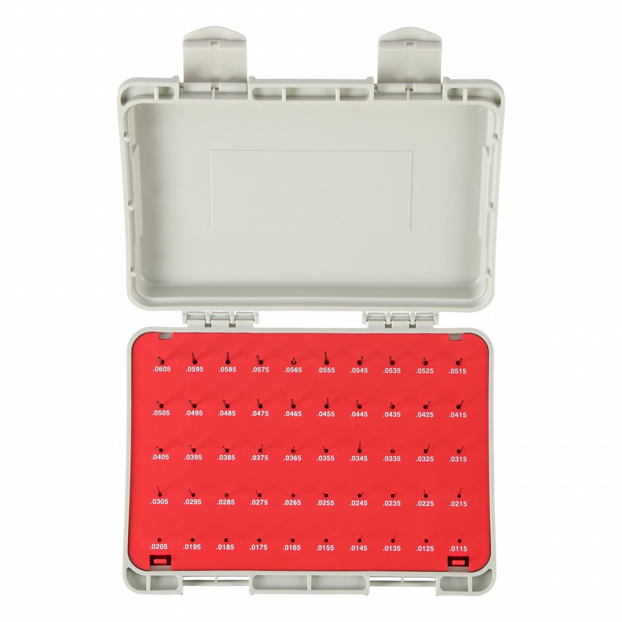 Pin Gauge Set: No-Go (Minus), 0.0115 in to 0.0605 in, 0.001 in Dia Increment