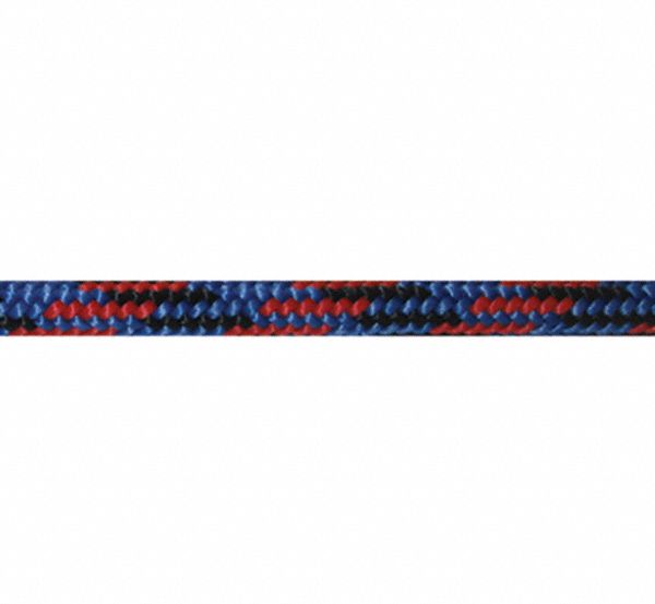 General Purpose Utility Rope: Kernmantle, 3/16 in Dia, 115 lb Working Load Limit, Nylon