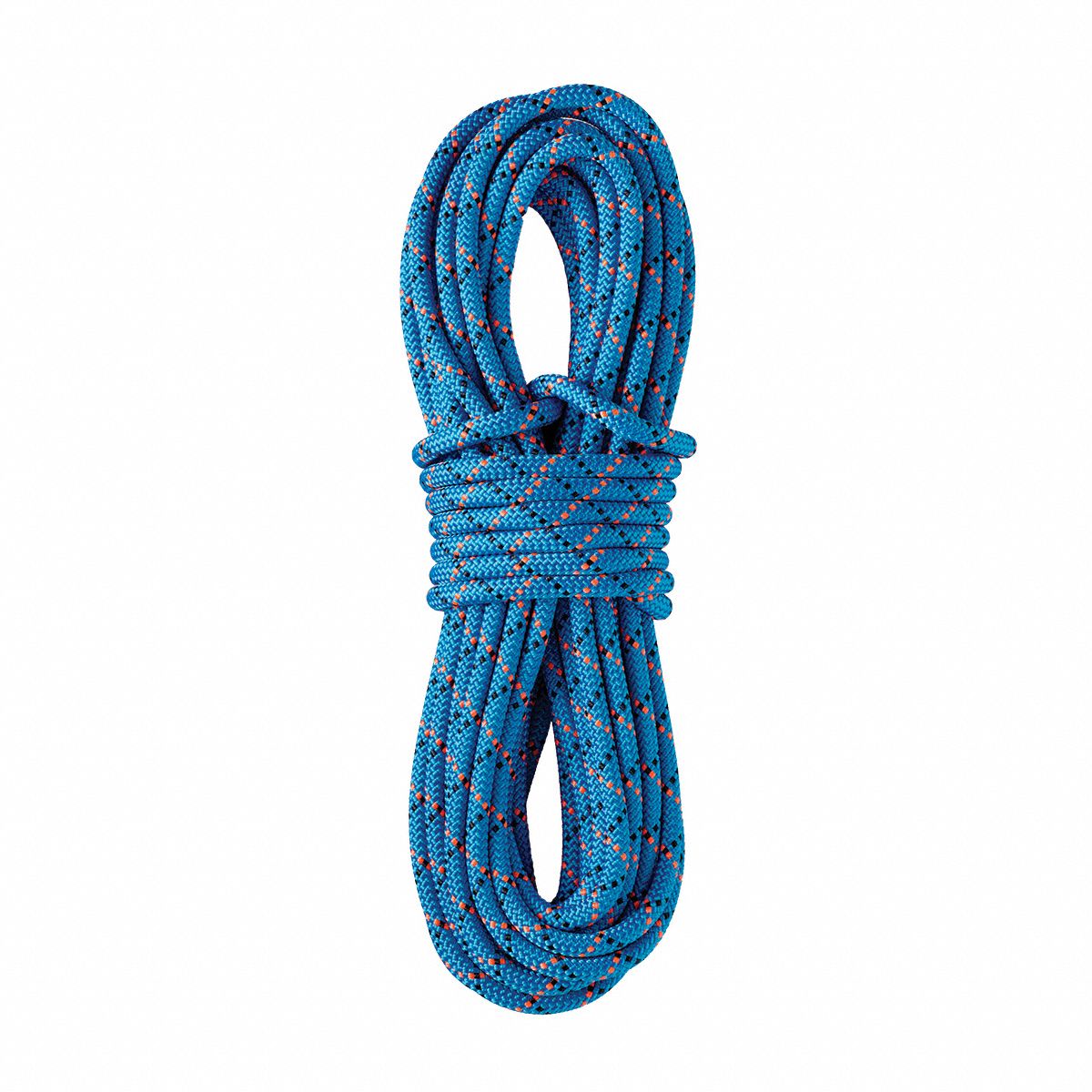 General Purpose Utility Rope: Kernmantle, 7/16 in Dia, 805 lb Working Load Limit, Nylon