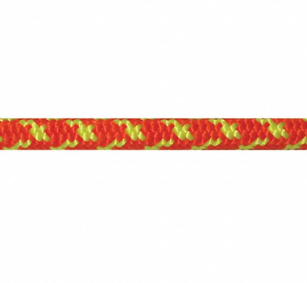 General Purpose Utility Rope: Kernmantle, 6 mm Dia, 195 lb Working Load Limit, Nylon, Nylon