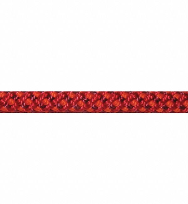 General Purpose Utility Rope: Kernmantle, 7 mm Dia, 275 lb Working Load Limit, Nylon, Nylon