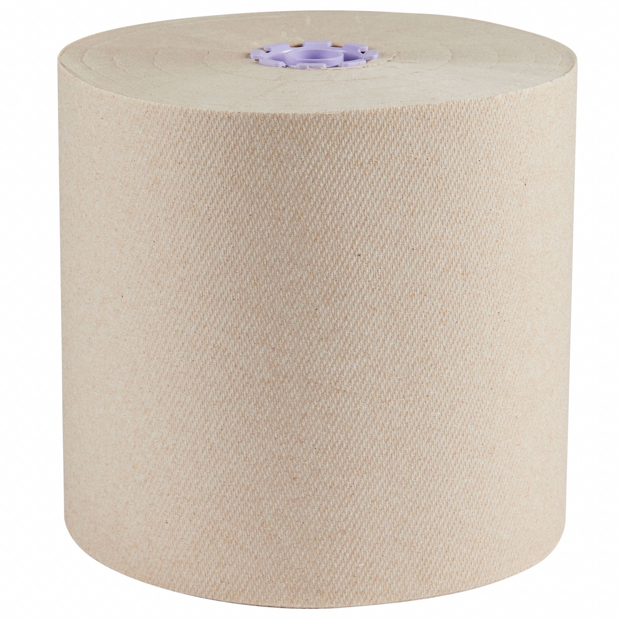 Paper Towel Roll: Brown, 8 in Roll Wd, 700 ft Roll Lg, 12 in Sheet Lg, Hardwound, 6 PK