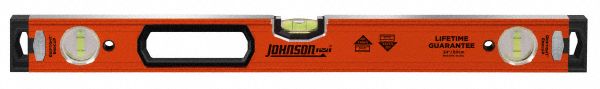 HD Aluminum Box Level: Level & Plumb, Box, Cushioned, Cushioned, 24 in Overall Lg, 0