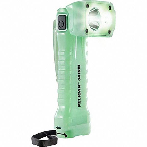 General Purpose LED Handheld Flashlight, Polycarbonate, Maximum Lumens Output: 653 lm, Glow In the D