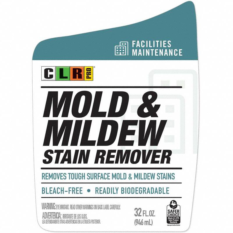 CLR PRO BleachFree Mold and Mildew Remover Trigger Spray Bottle, 32