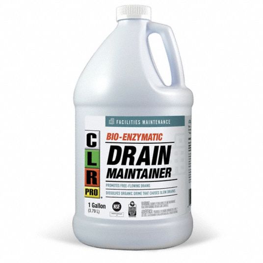 CLR PRO, Jug, 1 gal, Drain Maintainer 61LV26GFMBEDM1284PRO Grainger
