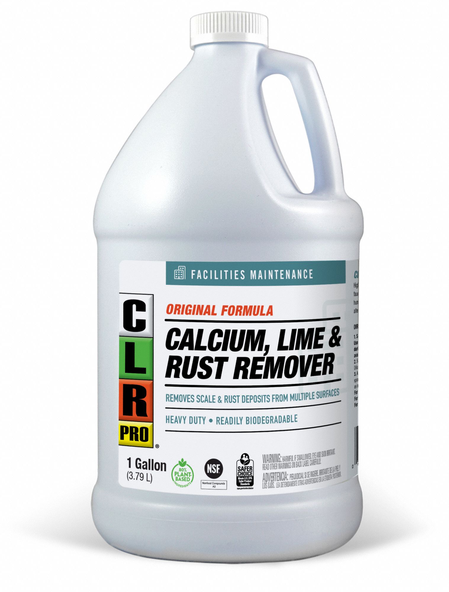 CLR PRO, Jug, 1 gal Container Size, Calcium, Lime and Rust Remover