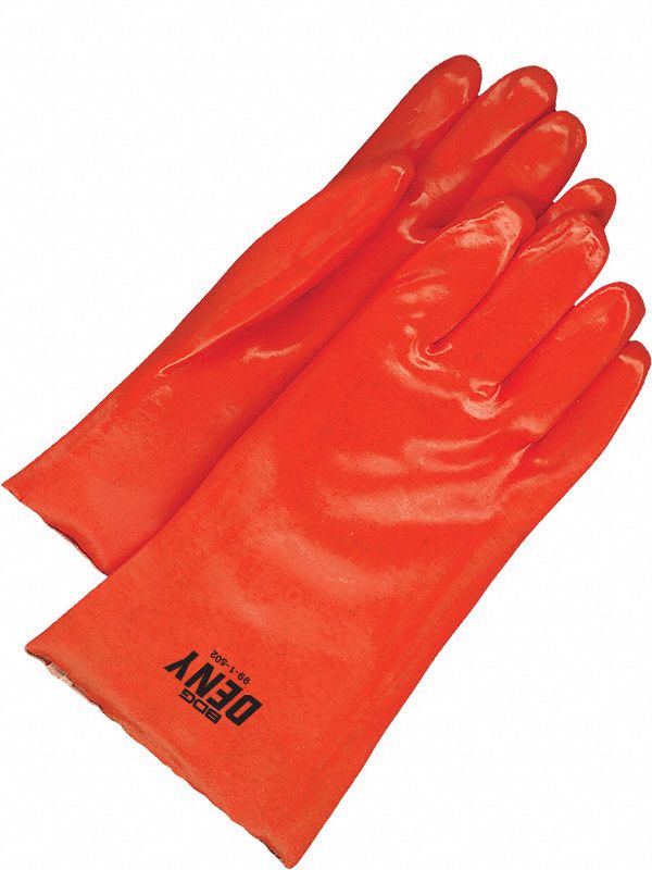 GANTS RÉSISTANTS AUX PRODUITS CHIMIQUES,35MIL,12PO DE LONG,LISSE, TAILLE UNI
