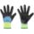 COATED GLOVES, M (8), ¾ DOUBLE DIPPED, FOAM NITRILE, NYLON, 15 GA