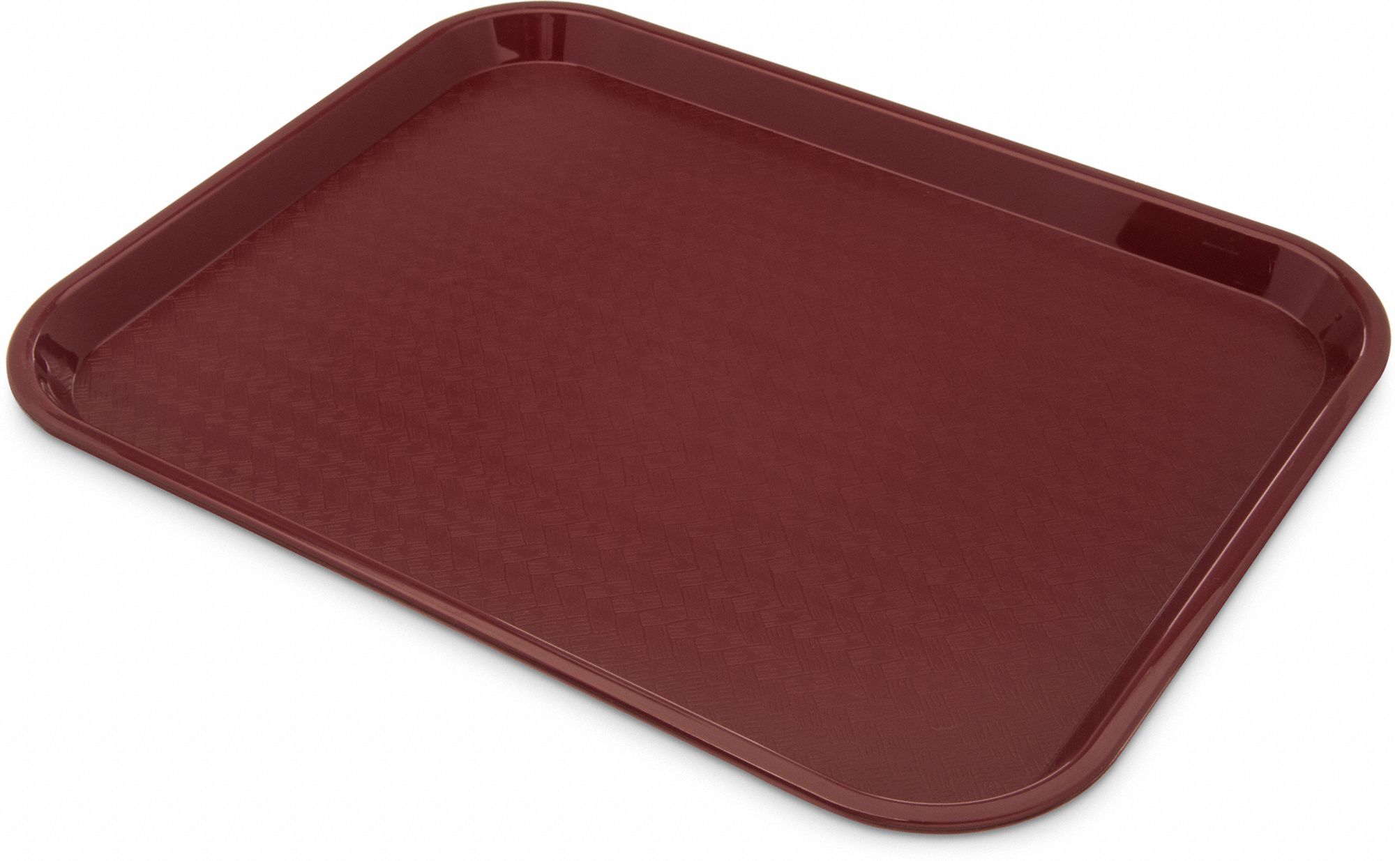 CARLISLE, Burgundy, Plastic, Cafeteria Tray 61LV89CT141861 Grainger