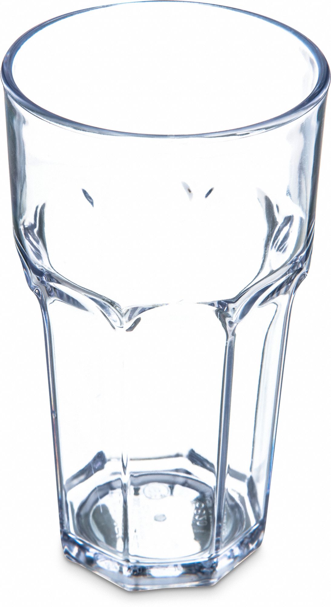 Tumbler: Swirl, 20.5 fl oz Capacity, Clear, SAN, 3 1/2 in Dia, 6 1/4 in Overall Ht, Clear