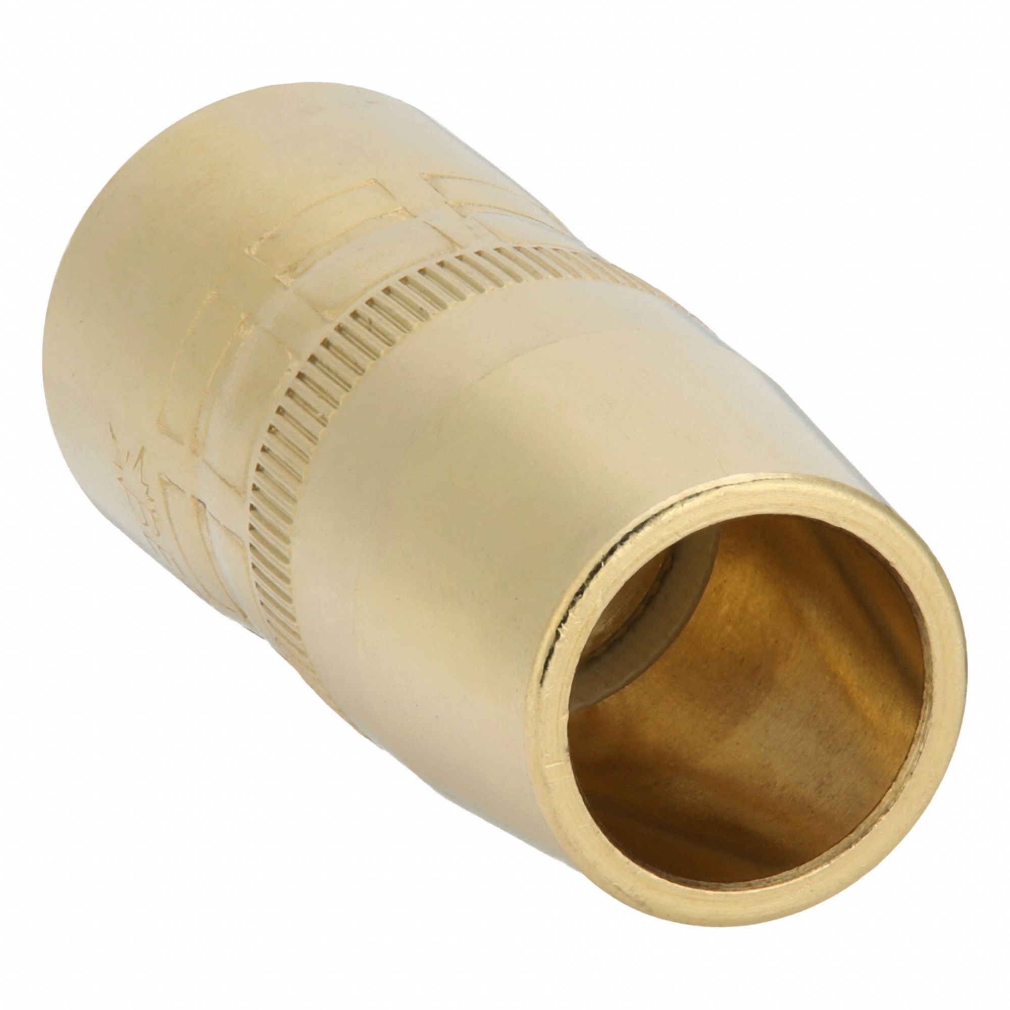 Nozzle: Large Centerfire, 3/4 in, Straight, 1/4 in Recess, Brass