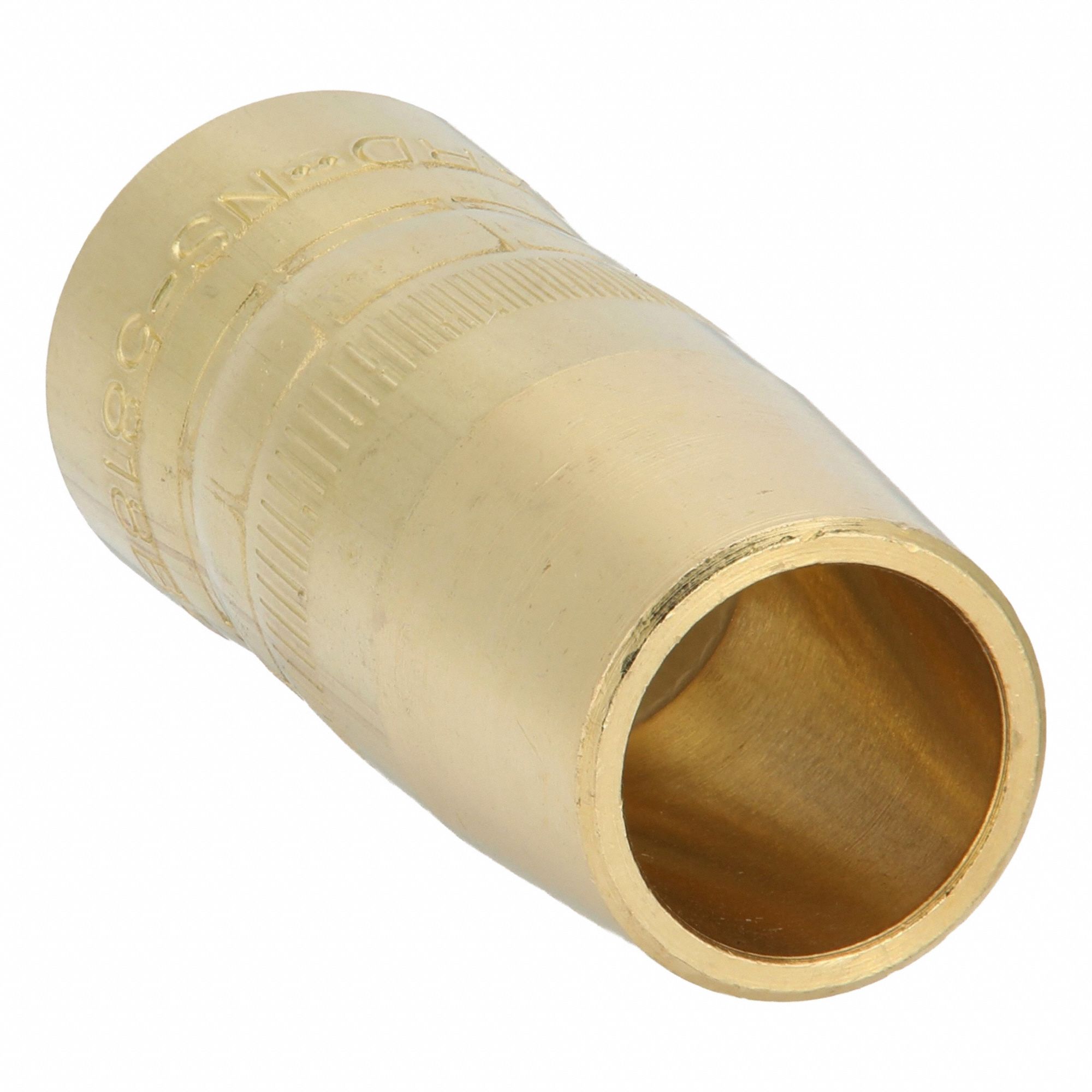 Nozzle: Small Centerfire, 5/8 in, Straight, 1/8 in Recess, Brass