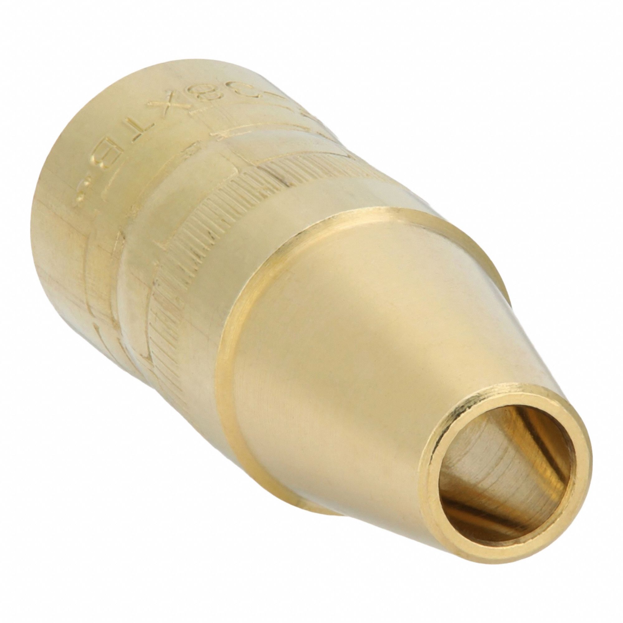 Nozzle: Small Centerfire, 3/8 in, Tapered, 1/8 in Stickout, Brass
