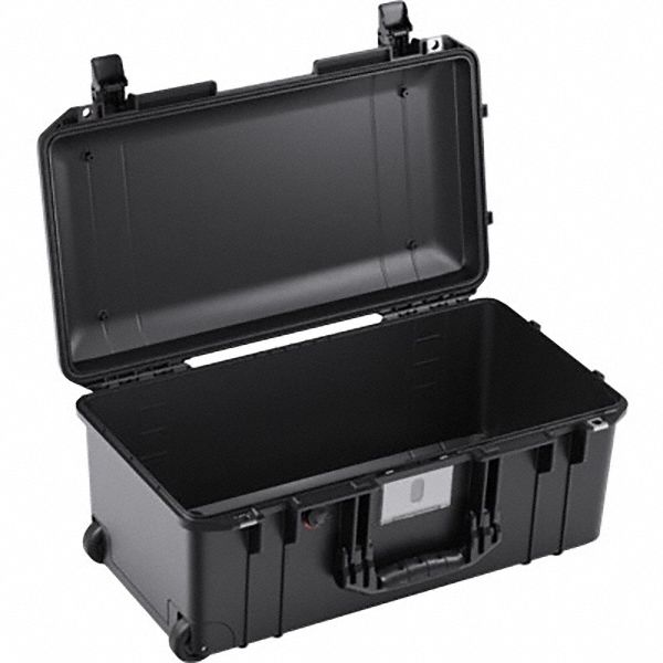 Protective Case: 10 3/4 in x 21 5/8 in x 9 in Inside, No Foam, Black, Mobile, 9 lb Wt