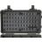 PELICAN Black MOLLE Panel for Pelican 1510 Case: 13 in x 15 in, 54 Openings, Twist Cam Locks, Black
