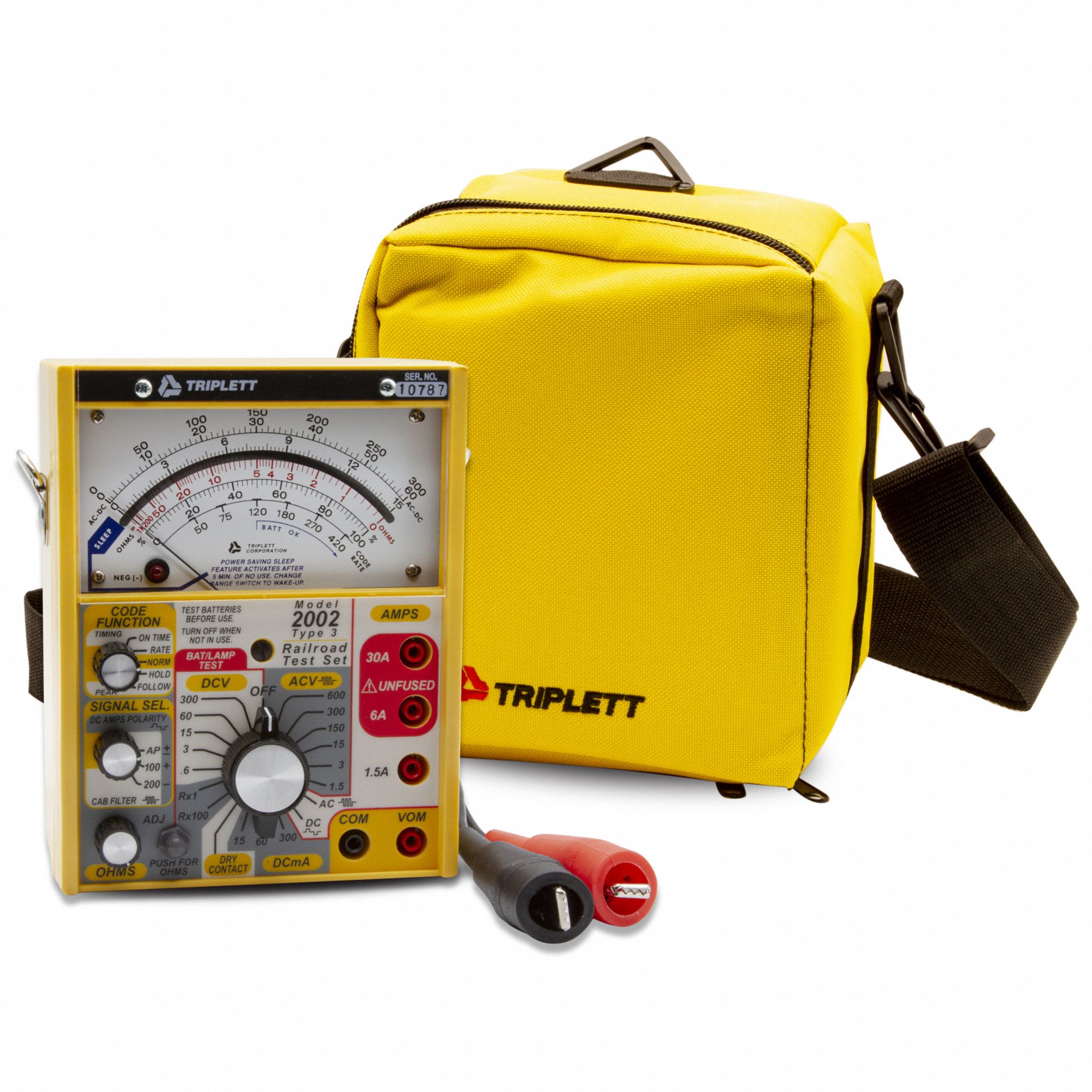 Analog Multimeter: 600 V Max AC Volt Measurement, 300 V Max DC Volt Measurement