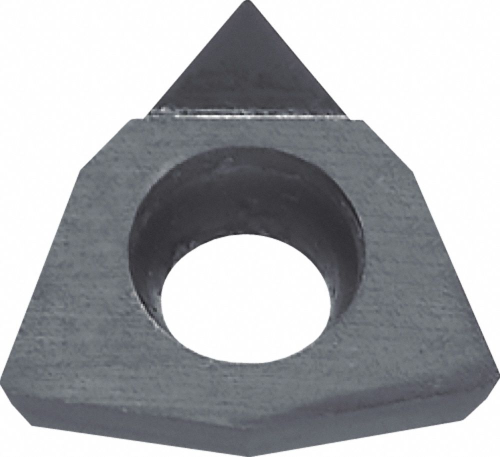 Trigon Turning Insert,Grade PCD, Grainger