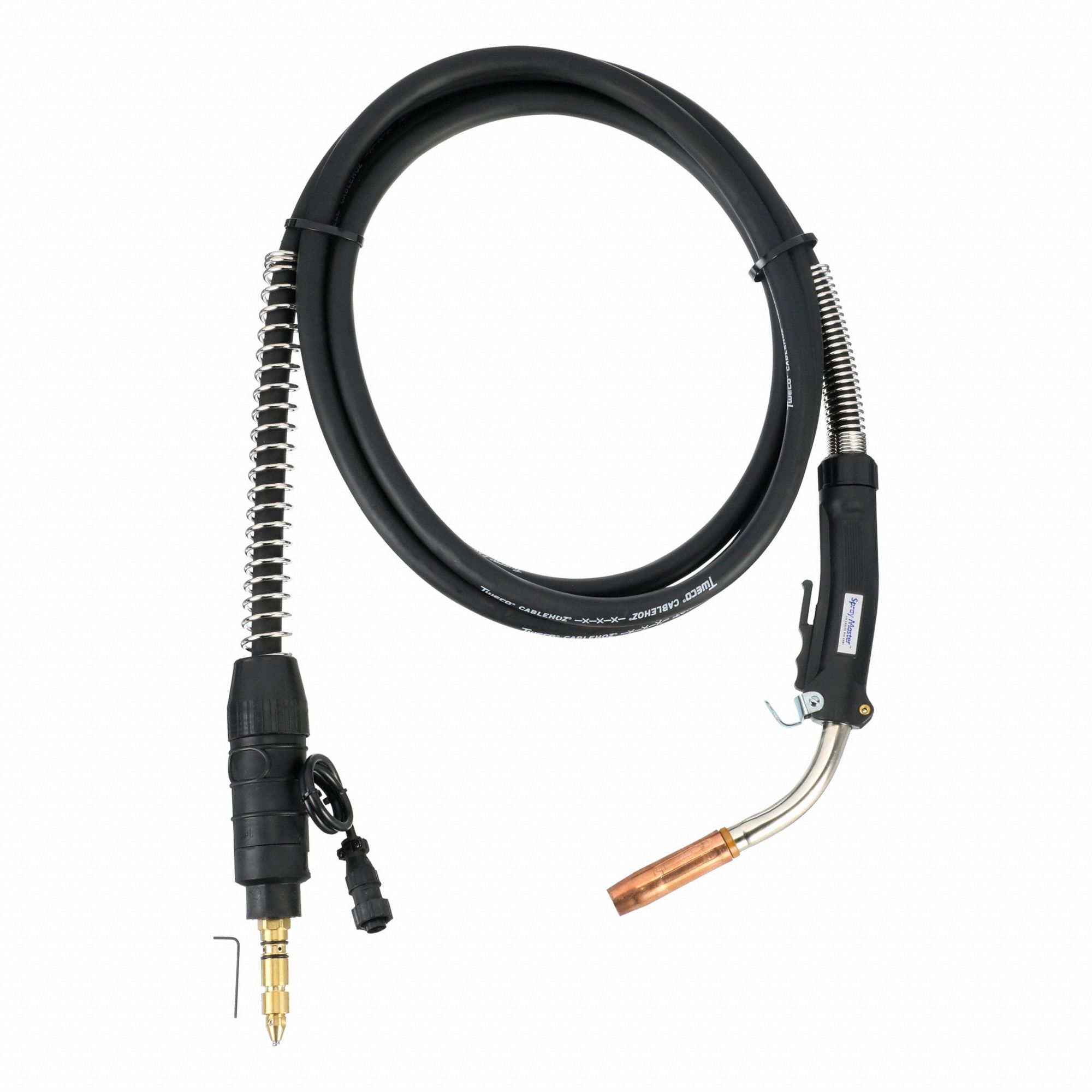 MIG Gun: Spray Master 350, 350 A, 1/16 in, 15 ft, Miller-Compatible