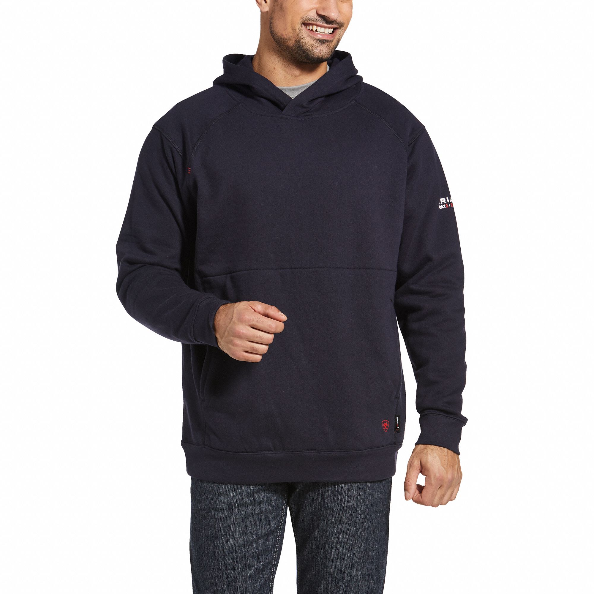 Flame-Resistant Pullover Hoodie: