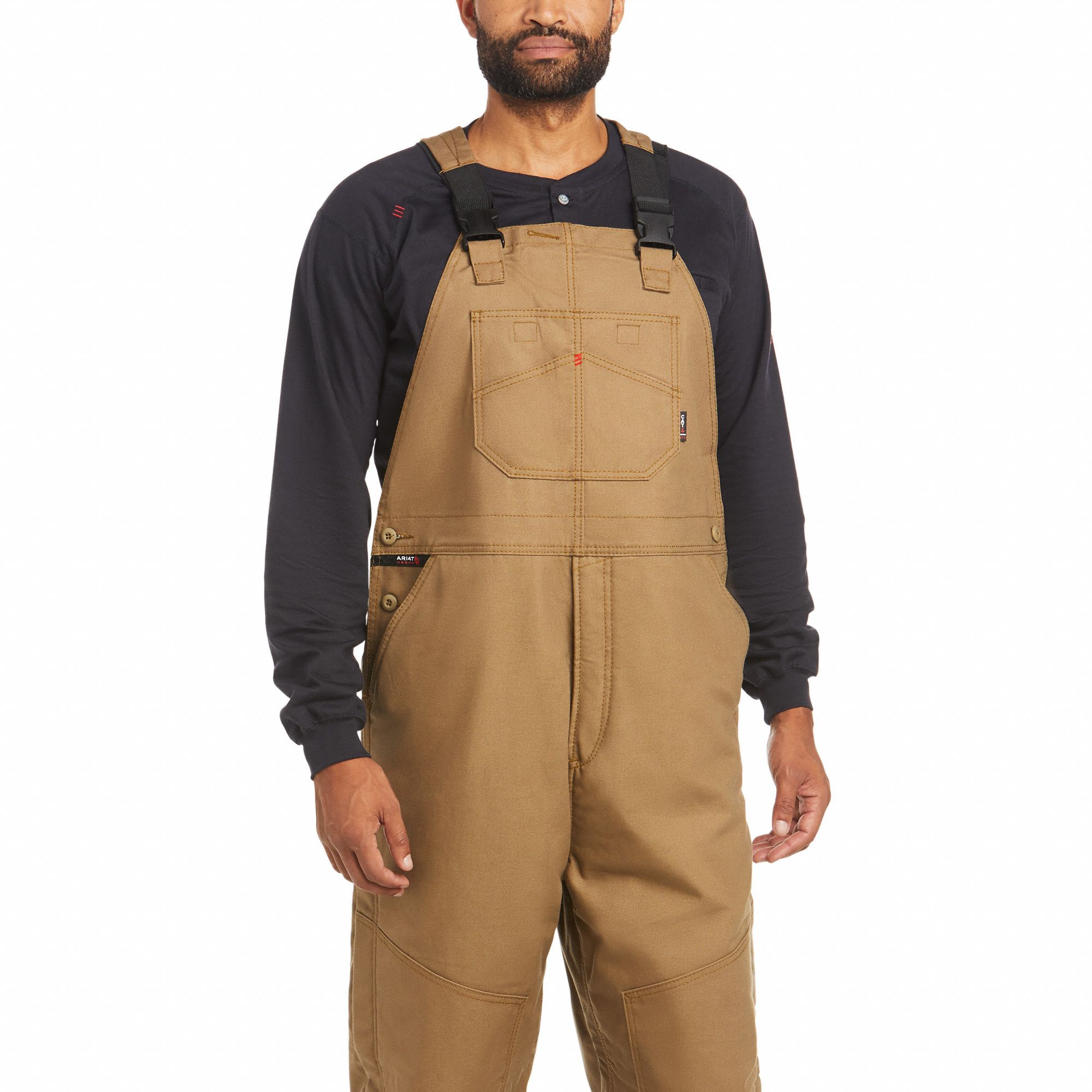 Bib Overalls: 54 cal/sq cm ATPV, Cold-Condition Insulated, 4, 31 in Max Waist Size, Regular