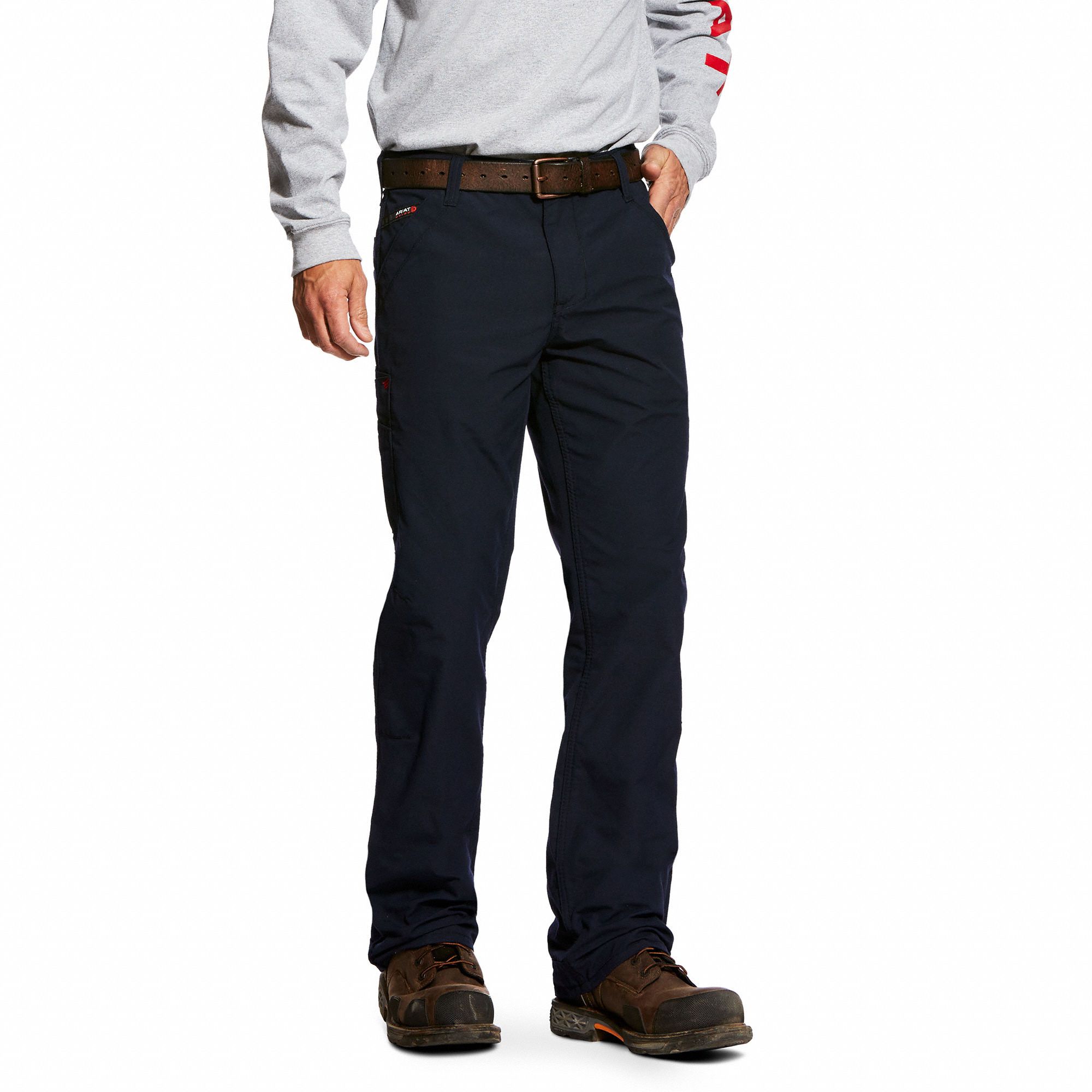 Relaxed Fit Canvas FR Bottoms: 10 cal/sq cm ATPV, Men's, Includes Cargo Pocket, 29 in Waist