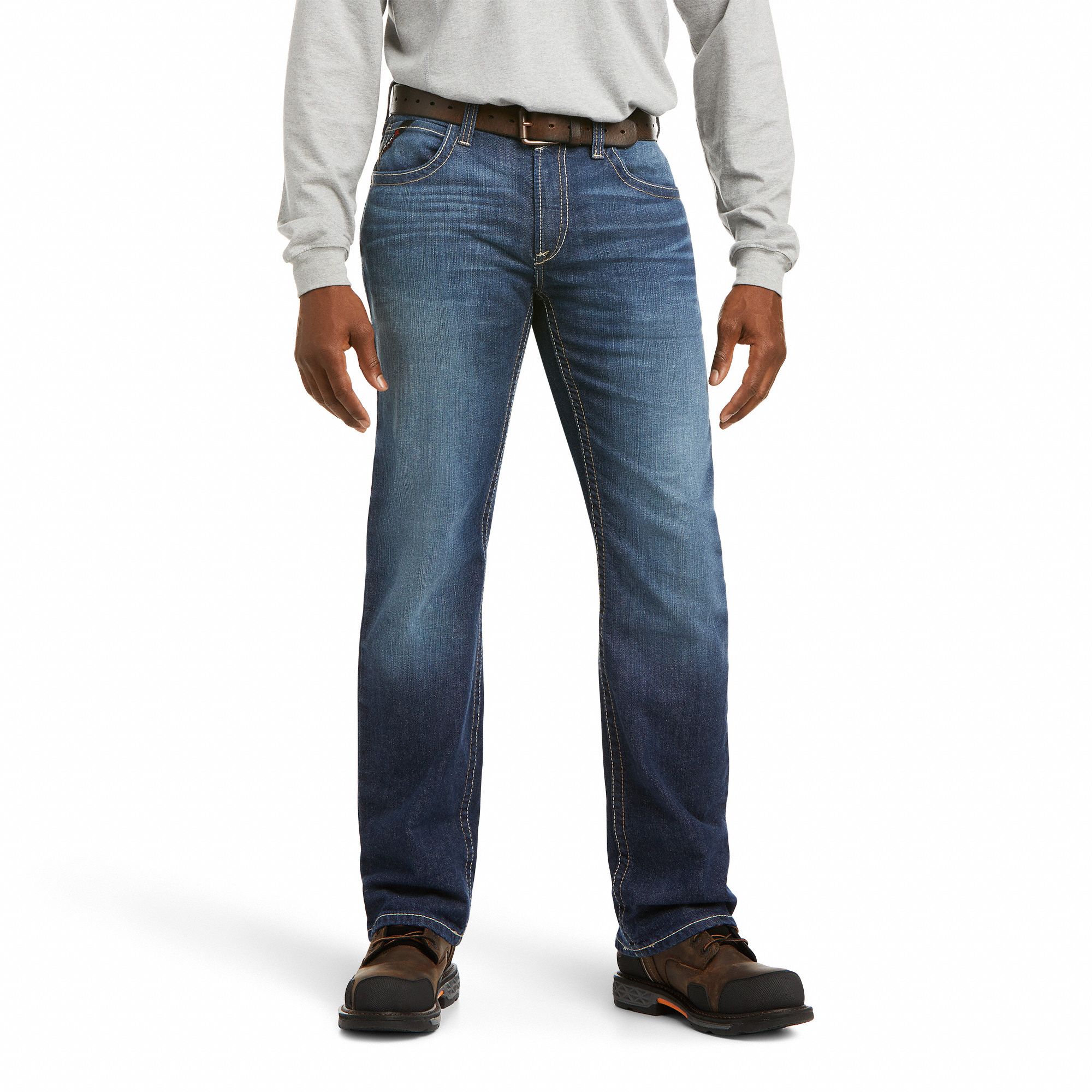 Straight Fit FR Jean: 20 cal/sq cm ATPV, Men's, 29 in Waist, 32 in Inseam, Denim ( 13 oz )