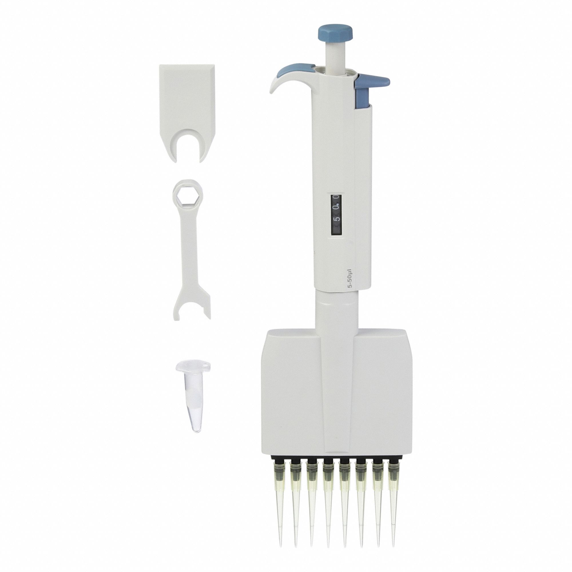 Pipette,  Eight-Channel,  5-50uL