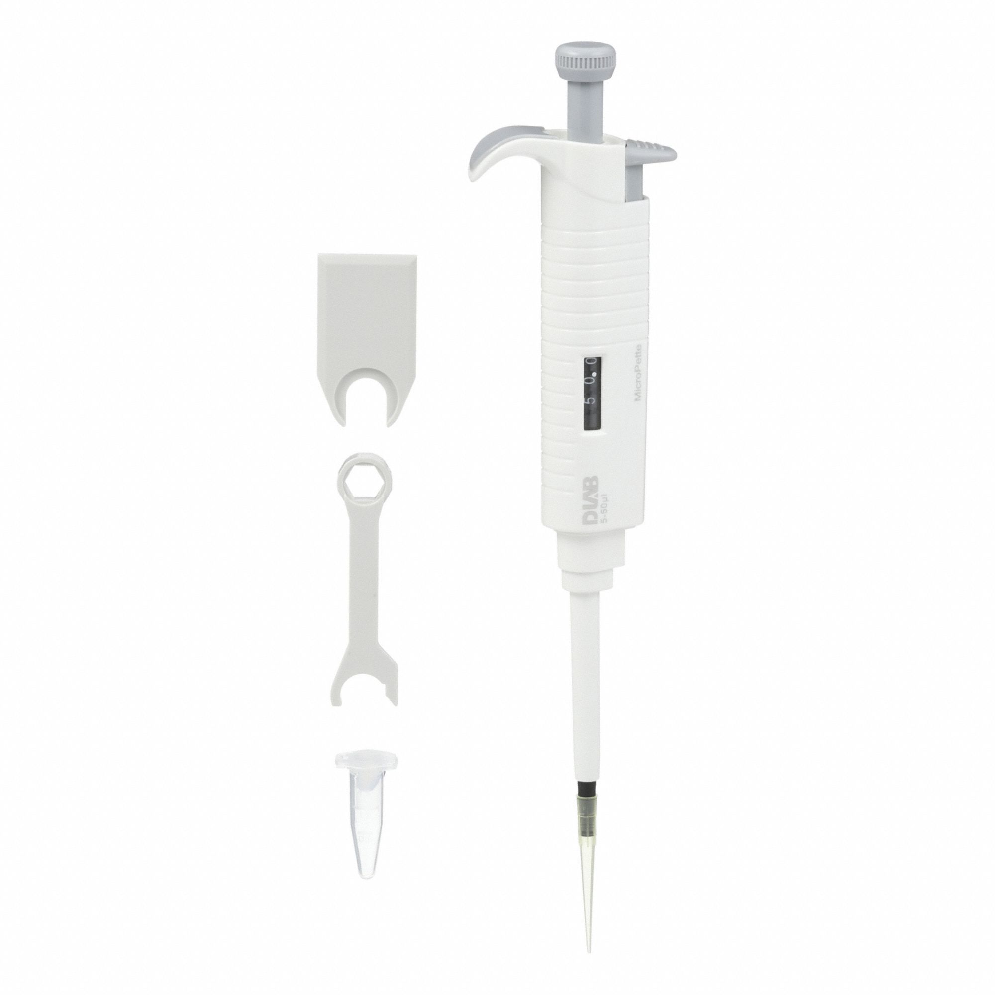 Single-Channel Pipettor: 1 Channels, 50 ul Capacity - Max, 0.5 ul Volume Increments