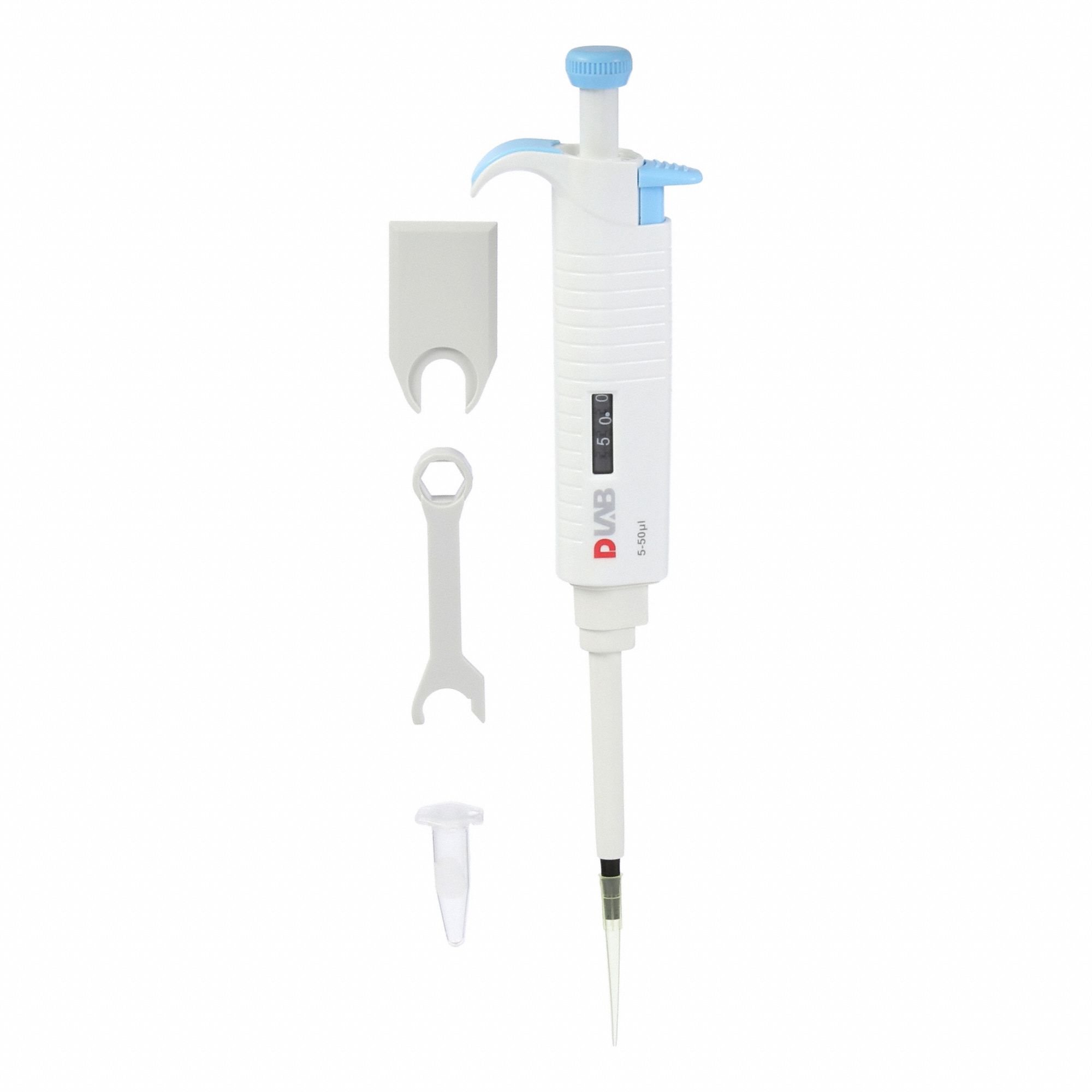 Single-Channel Pipettor: 1 Channels, 50 ul Capacity - Max, 0.5 ul Volume Increments