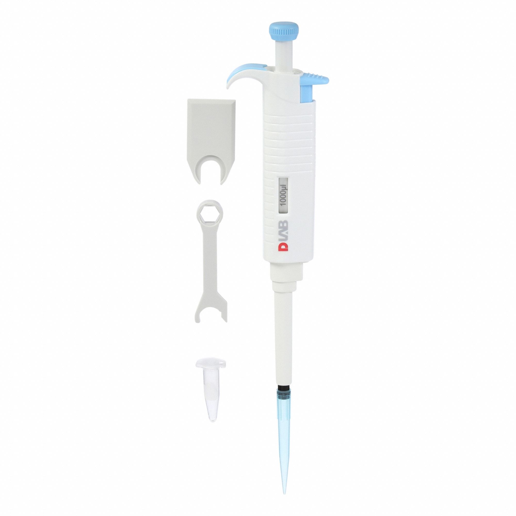 Single-Channel Pipettor: 1 Channels, 1, 000 ul Capacity - Max, Manual Fixed Volume