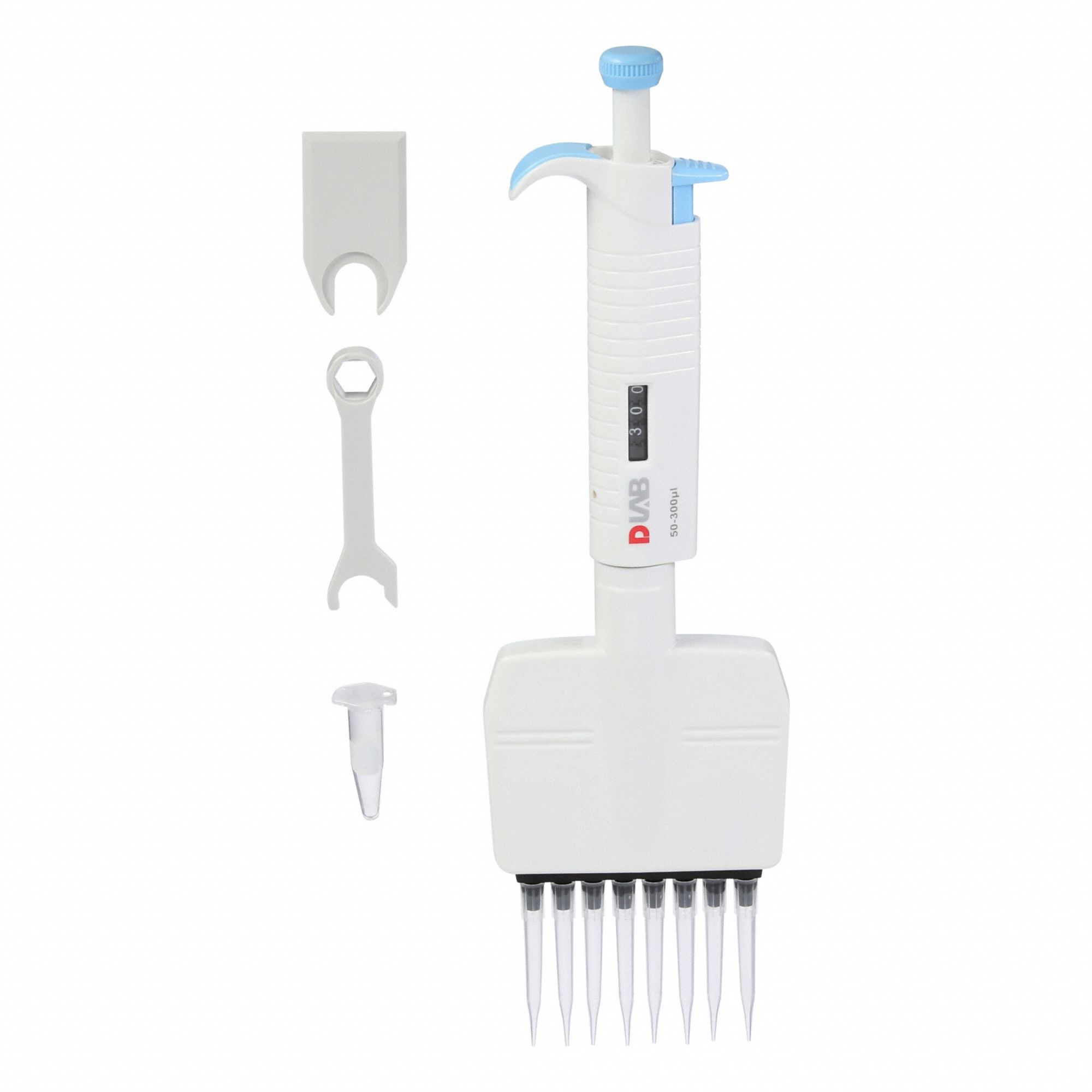 Micropipette Plus,  8,  Chan 50-300uL
