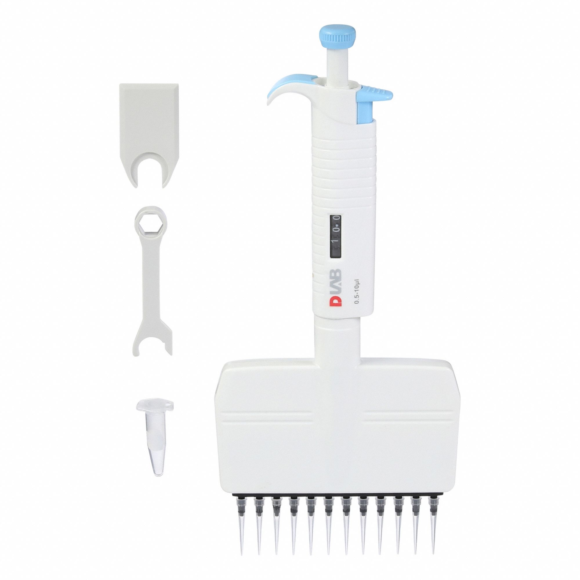 Micropipette Plus,  12,  Chan 0.5-10uL