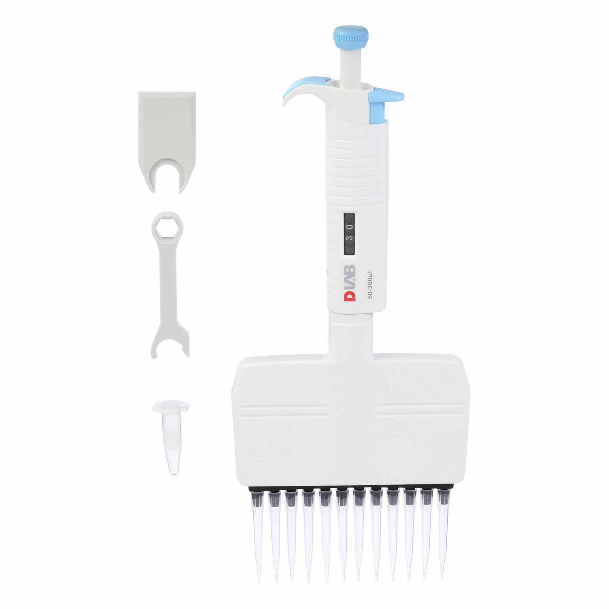 Micropipette Plus,  12,  Chan 50-300uL