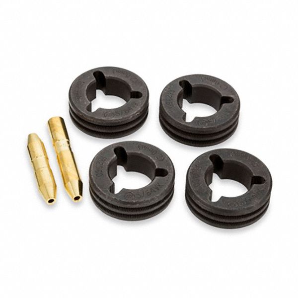 Drive Roll Kit: 4-Roll, 5/64 in, V-Knurl, 50 Series