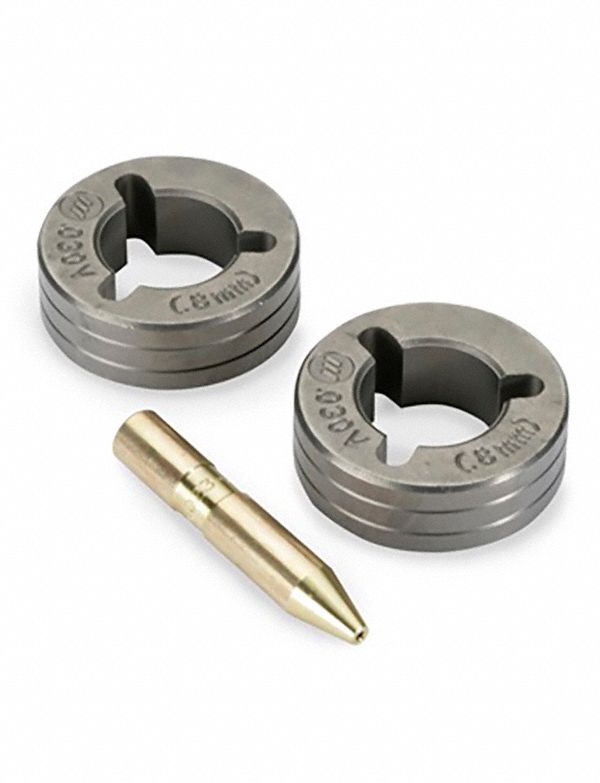 Drive Roll Kit: 2-Roll, 0.03 in, V-Groove, 0.03 in