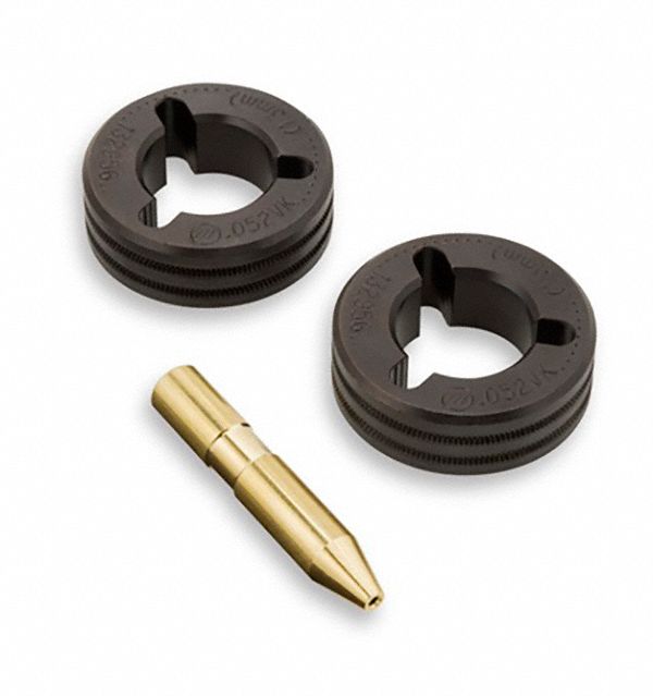 Drive Roll Kit: 2-Roll, 0.052 in, V-Knurl, 0.052 in