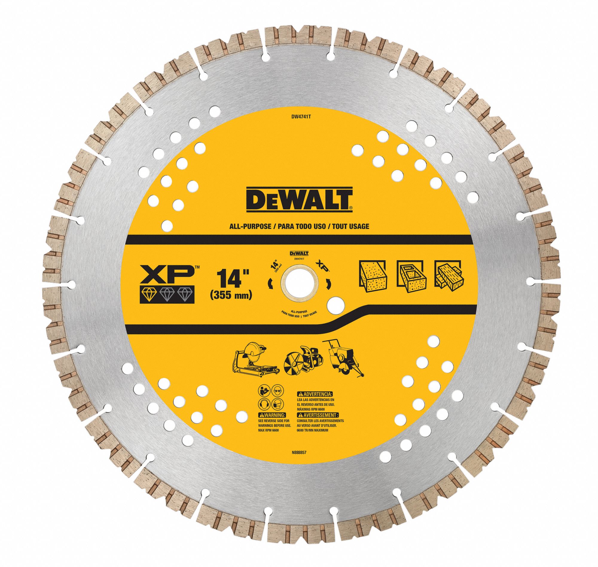 Dewalt 14 deals concrete saw