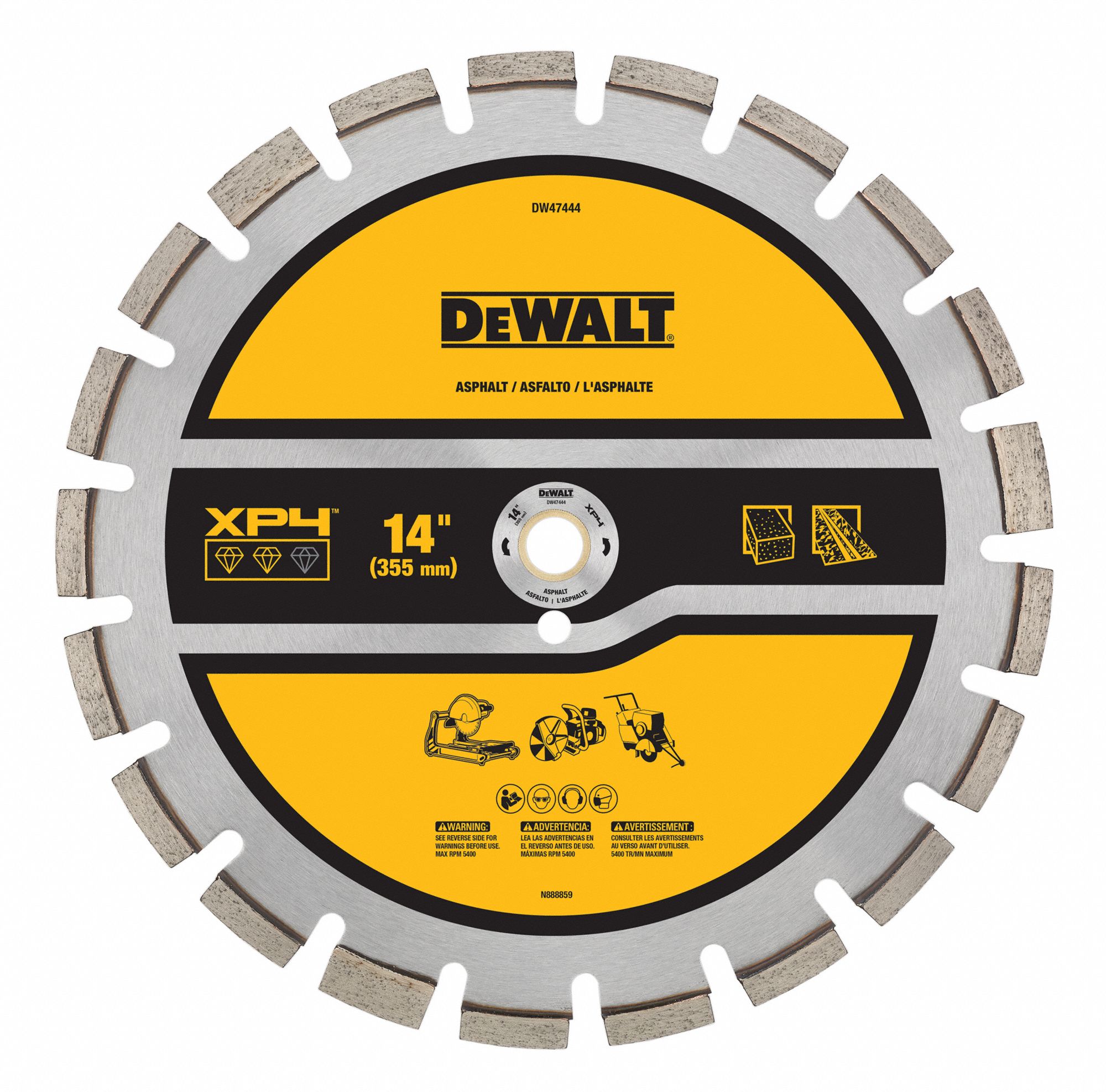 DIAMOND SAW BLADES,BEST,14 IN,WET/DRY
