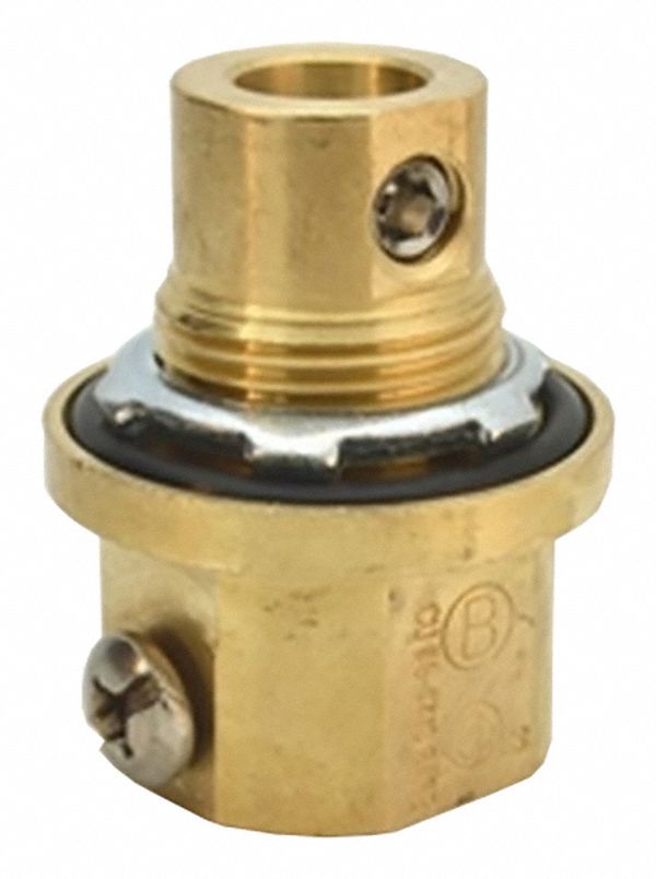 Grounding Lug Hubs for RMC/IMC: 3/4 in Trade Size, 2 1/32 in Overall Lg, Brass