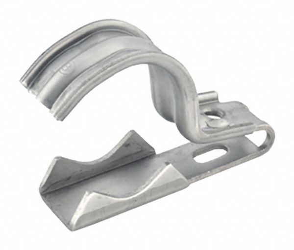 1/2 in_3/4 in Trade Size, Stainless Steel, Clamp Back and Straps, Universal OnePiece 61TL18